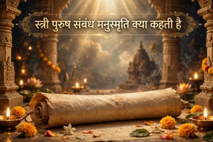 स्त्री पुरुष संबंध मनुस्मृति क्या कहती है