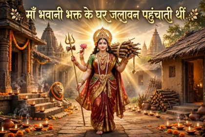 मॉं भवानी भक्त के घर जलावन पहुंचाती थीं