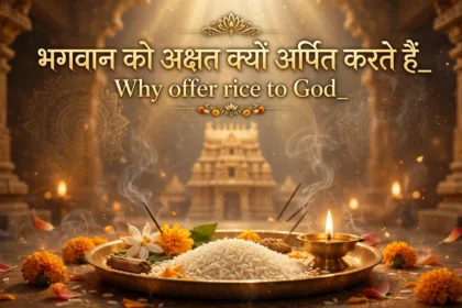 भगवान को अक्षत क्यों अर्पित करते हैं? Why offer rice to God?