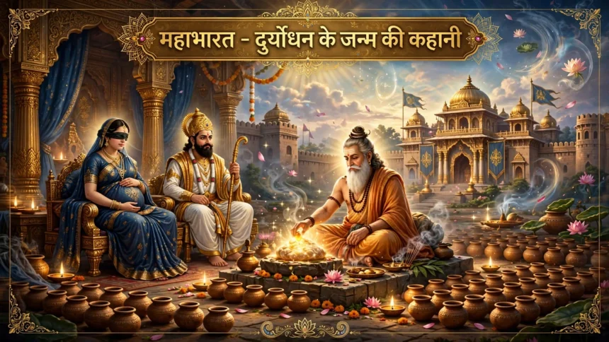 महाभारत के खलनायक दुर्योधन के जन्म की कहानी महाभारत के खलनायक दुर्योधन के जन्म की कहानी