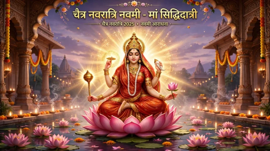 Chaitra Navratri 2025 नवमी मां सिद्धिदात्री आराधना