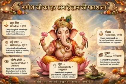 गणेश जी का हर अंग है ज्ञान की पाठशाला