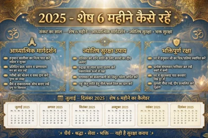 2025 संकट का साल शेष 6 महीने कैसे रहें