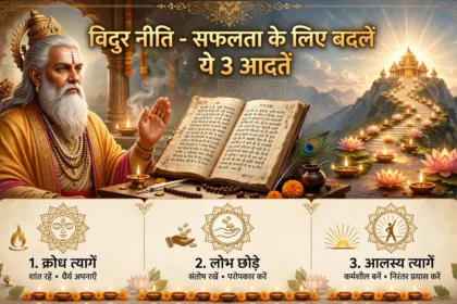 विदुर नीति सफलता के लिए बदलें ये 3 आदतें
