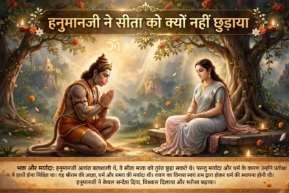 हनुमानजी ने सीता को क्यों नहीं छुड़ाया ताकतवर होने के बावजूद