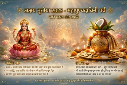 Akshaya Tritiya 2025 महापुण्यदायिनी पर्व जानें महत्व और उपाय