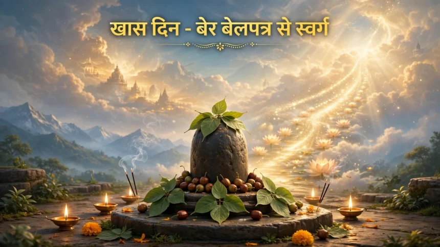 खास दिन बेर बेलपत्र से स्वर्ग में स्थान