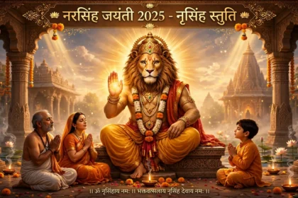 Narsingh Jayanti 2025 भगवान नृसिंह को प्रसन्न करने की स्तुति