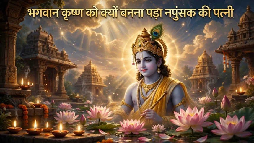 भगवान कृष्ण को क्यों बनना पड़ा नपुंसक की पत्नी भगवान कृष्ण को क्यों बनना पड़ा नपुंसक की पत्नी