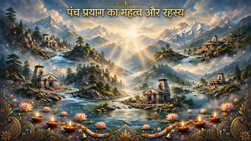 पंच प्रयाग का महत्व और रहस्य हर प्रयाग में पंच प्रयाग का महत्व और रहस्य हर प्रयाग में
