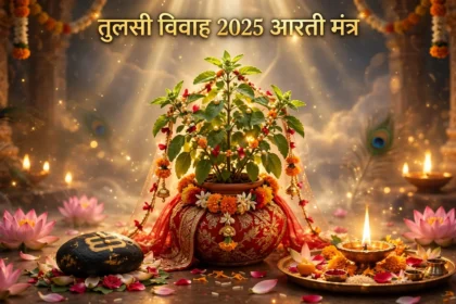 Tulsi Vivah 2025: तुलसी विवाह आरती मंत्र विष्णु प्रिया प्रसन्न