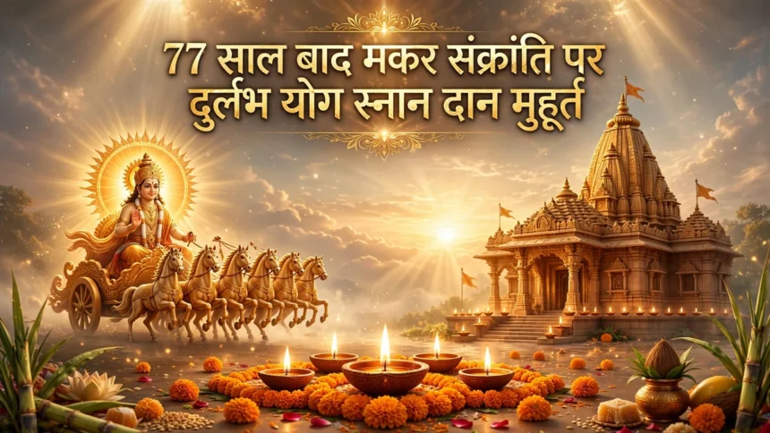 77 साल बाद मकर संक्रांति पर दुर्लभ योग स्नान दान मुहूर्त 77 साल बाद मकर संक्रांति पर दुर्लभ योग स्नान दान मुहूर्त